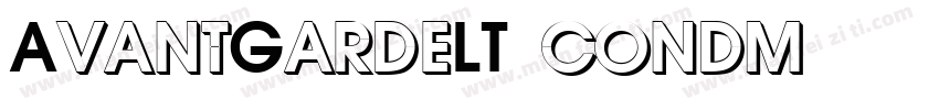 AvantGardeLT condm字体转换